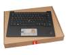 SN20Z77397 teclado incl. topcase original Lenovo DE (alemán) negro/negro con retroiluminacion y mouse stick