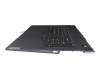 SN21B43758 teclado incl. topcase original Lenovo US (Inglés) negro/azul con retroiluminacion