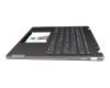 SN21K12207 teclado incl. topcase original Lenovo DE (alemán) gris/canaso con retroiluminacion