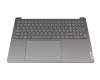SN21M73325 teclado incl. topcase original Lenovo DE (alemán) gris/canaso con retroiluminacion