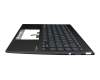 SN5A02B2 teclado incl. topcase original LiteOn DE (alemán) gris oscuro/canaso con retroiluminacion