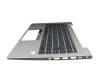 SP5CD21928N5 teclado incl. topcase HP DE (alemán) negro/plateado con retroiluminacion