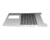 SP5CD850B44N teclado incl. topcase HP DE (alemán) negro/plateado con retroiluminacion