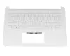 SP5CD8521JDZ teclado incl. topcase original HP DE (alemán) blanco/blanco