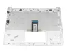 SP5CD8521JDZ teclado incl. topcase original HP DE (alemán) blanco/blanco