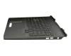 SP5CD9425FWB teclado incl. topcase original HP DE (alemán) negro/negro con retroiluminacion