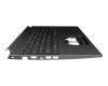 SV05P_A80BWL teclado incl. topcase original Acer DE (alemán) negro/negro con retroiluminacion