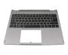 T058C2 Teclado incl. topcase FR (francés) gris/canaso con retroiluminacion