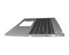 T058C2 Teclado incl. topcase FR (francés) gris/canaso con retroiluminacion