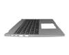 T058C2 Teclado incl. topcase FR (francés) gris/canaso con retroiluminacion