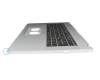 T121CR Teclado incl. topcase US (Inglés) negro/plateado b-stock