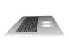 T121CR Teclado incl. topcase US (Inglés) negro/plateado b-stock