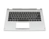 T2454N Teclado incl. topcase CH (suiza) negro/plateado con retroiluminacion