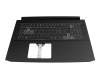 T35175 Teclado incl. topcase CH (suiza) negro/negro con retroiluminacion
