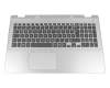 TBM15K36D0-5285 teclado incl. topcase original Chicony DE (alemán) negro/plateado