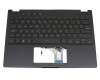 TGV301 Teclado incl. topcase GR (griego) negro/negro con retroiluminacion