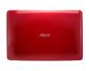 Tapa para la pantalla 39,6cm (15,6 pulgadas) rojo original (1x WLAN) para Asus X555UB