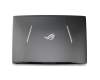 Tapa para la pantalla incl. bisagras 43,9cm (17,3 pulgadas) negro original (logotipo de plata) para Asus ROG Strix GL753VD