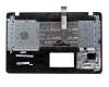 Teclado (FR) negro/negro - sin touchpad para Asus F751LN