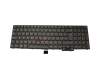 Teclado CH (suiza) color negro/chiclet negro con mouse-stick original para Lenovo ThinkPad E575 (20H8)