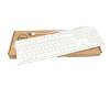 Teclado DE (alemán) blanco original para Alienware Aurora R13