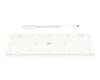 Teclado DE (alemán) blanco original para Alienware Aurora R13