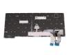 Teclado DE (alemán) color gris/chiclet negro con retroiluminación y mouse-stick original para Lenovo ThinkPad P14s Gen 4 (21HF/21HG)