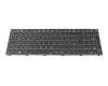 Teclado DE (alemán) color negro/blanco/chiclet negro original para Clevo NJ70x