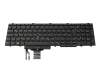 Teclado DE (alemán) color negro/chiclet negro con mouse-stick original para Dell Precision 17 (7710)