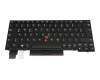 Teclado DE (alemán) color negro/chiclet negro con mouse-stick original para Lenovo ThinkPad L13 Gen 2 (21AB)