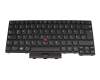 Teclado DE (alemán) color negro/chiclet negro con mouse-stick original para Lenovo ThinkPad L14 Gen 1 (20U5/20U6)