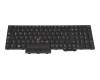 Teclado DE (alemán) color negro/chiclet negro con mouse-stick original para Lenovo ThinkPad L15 Gen 1 (20U7/20U8)
