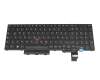 Teclado DE (alemán) color negro/chiclet negro con mouse-stick original para Lenovo ThinkPad T15p Gen 3 (21DA/21DB)