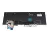 Teclado DE (alemán) color negro/chiclet negro con mouse-stick original para Lenovo ThinkPad T15p Gen 3 (21DA/21DB)