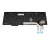 Teclado DE (alemán) color negro/chiclet negro con mouse-stick original para Lenovo ThinkPad T16 G1 (21BV/21BW)