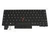 Teclado DE (alemán) color negro/chiclet negro con mouse-stick original para Lenovo ThinkPad X395 (20NL)