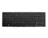 Teclado DE (alemán) color negro/chiclet negro con retroiluminación original para Asus K53SU