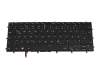 Teclado DE (alemán) color negro/chiclet negro con retroiluminación original para Dell Precision 15 (5510)