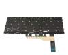 Teclado DE (alemán) color negro/chiclet negro con retroiluminación original para MSI Stealth 15 A13VF/A13VE (MS-16V6)