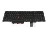 Teclado DE (alemán) color negro/chiclet negro con retroiluminación y mouse-stick original para Lenovo ThinkPad P17 Gen 2 (20YU/20YV)