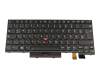 Teclado DE (alemán) color negro/chiclet negro con retroiluminación y mouse-stick para Lenovo ThinkPad T480 (20L5/20L6)