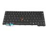 Teclado DE (alemán) color negro/chiclet negro/mate con mouse-stick original para Lenovo ThinkPad L14 Gen 7 (21X7)