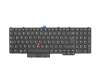 Teclado DE (alemán) color negro/chiclet negro/mate con mouse-stick original para Lenovo ThinkPad P71 (20HK/20HL)