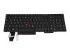 Teclado DE (alemán) color negro/chiclet negro/mate con mouse-stick original para Lenovo ThinkPad T15 Gen 2 (20W4/20W5)