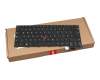 Teclado DE (alemán) color negro/chiclet negro/mate con mouse-stick original para Lenovo ThinkPad T470s (20HF/20HG/20JS/20JT)