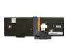 Teclado DE (alemán) color negro/chiclet negro/mate con retroiluminación y mouse-stick original para Lenovo P50 (20EN)