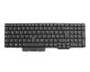 Teclado DE (alemán) color negro/chiclet negro/mate con retroiluminación y mouse-stick para Lenovo ThinkPad P70 (20ES/20ER)