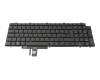 Teclado DE (alemán) color negro/chiclet negro original para Dell Precision 16 (7680)