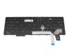 Teclado DE (alemán) color negro/chiclet negro original para Lenovo ThinkPad L15 Gen 4 (21H8/21H7)