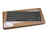 Teclado DE (alemán) color negro/chiclet plateado original para HP ProBook 645 G4